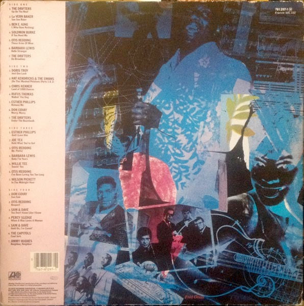 Image of Back Cover of 2xLP - VG/VG+ - VARIOUS, Atlantic Rhythm & Blues 1947-1974 (Volume 5 1962-1966) (Atlantic; 781 297-1, UK & Europe 1985, Gatefold), Sticker damage to sleeve.,  - 2316310C