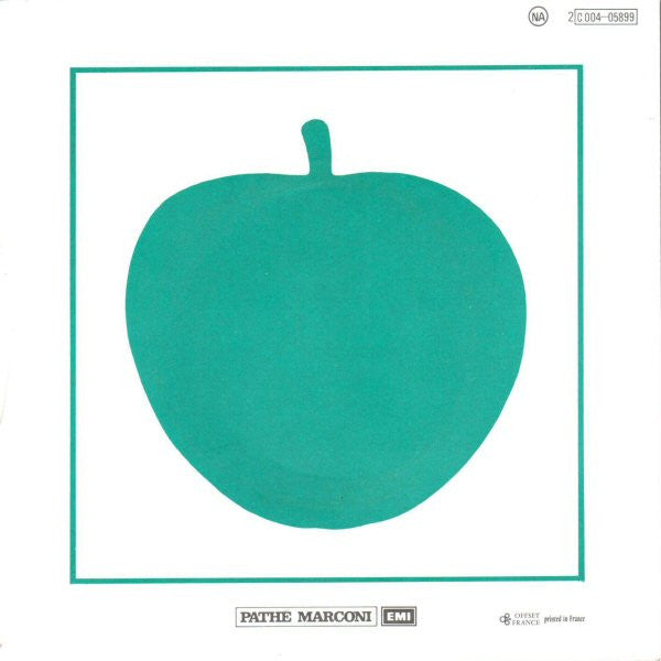 Image of Back Cover of 7" - VG+/EX - JOHN LENNON, Be-Bop-A-Lula / Move Over M S.L (Apple Records ; 2C 004-05899, France 1975, Picture Sleeve), Edge Wear,  - 2326128E