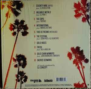 Image of Back Cover of LP - EX/EX - PLANET ASIA & DJ CONCEPT, Seventy Nine (Coalmine Records; CM-062, US 2016, Insert, Gold Vinyl), Sleeve in shrinkwrap (opened).,  - 2326164E