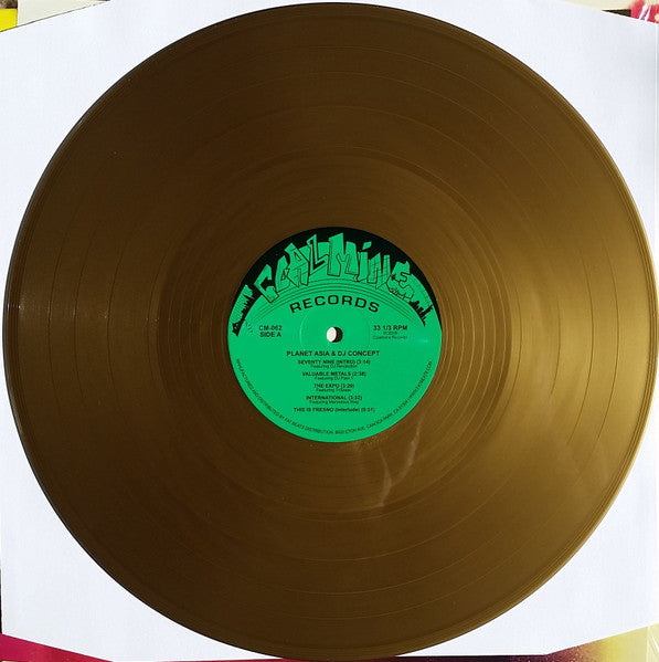 Image of Label Cover of LP - EX/EX - PLANET ASIA & DJ CONCEPT, Seventy Nine (Coalmine Records; CM-062, US 2016, Insert, Gold Vinyl), Sleeve in shrinkwrap (opened).,  - 2326164E