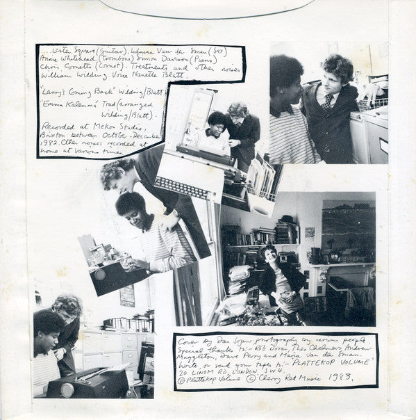 Image of Back Cover of 7" - VG/VG - AND THE NATIVE HIPSTERS AND..., Going Steady With Larry And Emma (Plattekop Volume ; KOP 1, UK 1983), Damage To Sleeve Opening,  - 2326210E