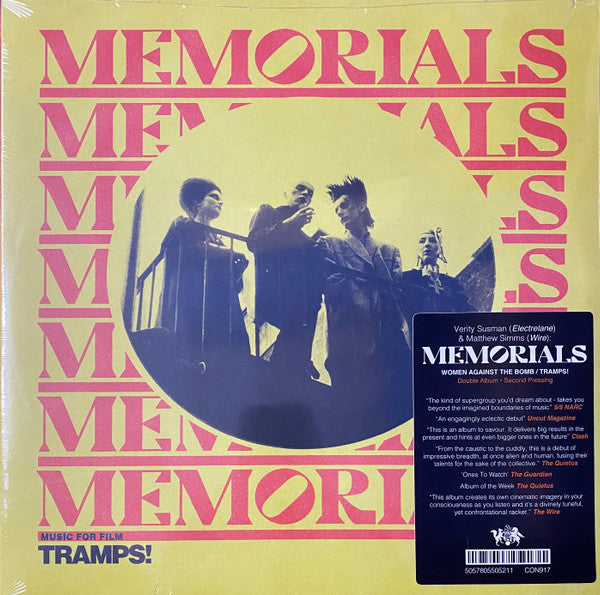 Image of Front Cover of 2xLP - EX/EX - MEMORIALS, Music For Film: Tramps! & Women Against The Bomb (The State51 Conspiracy; CON 917, UK 2023 Reissue, 2 Inners, Limited Edition), ,  - 2346267S