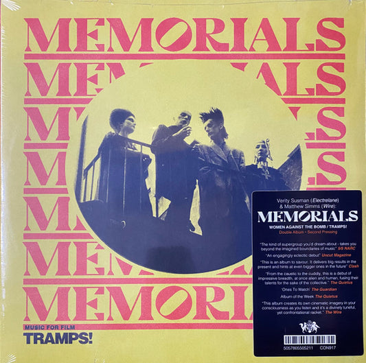Image of Front Cover of 2xLP - EX/EX - MEMORIALS, Music For Film: Tramps! & Women Against The Bomb (The State51 Conspiracy; CON 917, UK 2023 Reissue, 2 Inners, Limited Edition), ,  - 2346267S