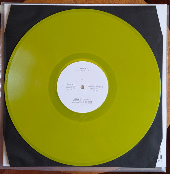 Image of Label Cover of LP - EX/EX - FRANCE, Destino Scifosi (Standard In-Fi; STD44-C, Europe 2025 Reissue, Translucent Yellow), ,  - 2346268S