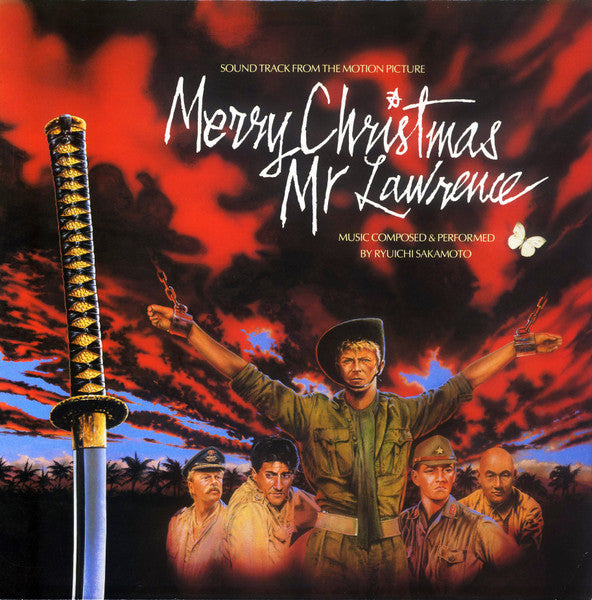 Image of Front Cover of LP - VG/VG - RYUICHI SAKAMOTO, Merry Christmas, Mr Lawrence (Virgin; V 2276, UK 1983), A few hairline marks, Edge wear and edge pinches ,  - 2316337C