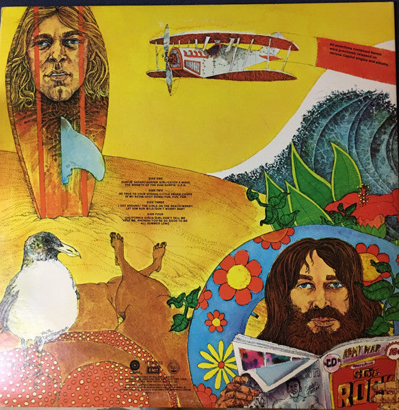 Image of Back Cover of 2xLP - VG/VG - THE BEACH BOYS, Endless Summer (Capitol Records; R 223559, US 1974, Gatefold, RCA Music Service), Strong VG Discs, Nick to sleeve spine. ,  - 2316340C