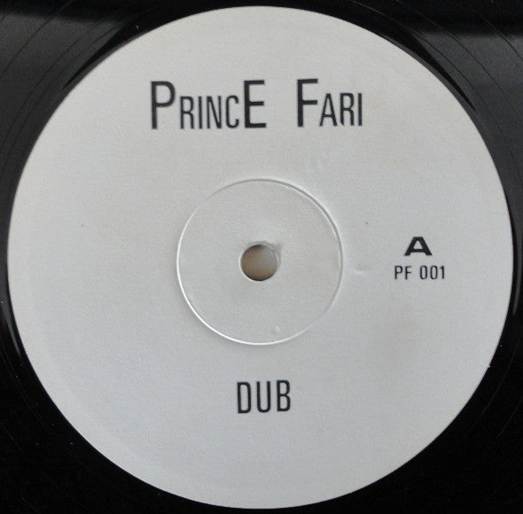 Image of Front Cover of 12" - /VG - PRINCE FAR I & THE ARABS, Dub To Africa (Hitrun; PF 001, UK 1979, White Label Promo, Plain Sleeve), Brush marks only, plays VG+ throughout. Clean labels., Tracklist:A1	Bass AceA2	Dub To AfricaA3	Good Music BrotherA4	Glory To GodB1	Hello, Love BrotherB2	Cry Tuff & The OriginalsB3	Give LoveB4	Big Fight Dub - 2316420C