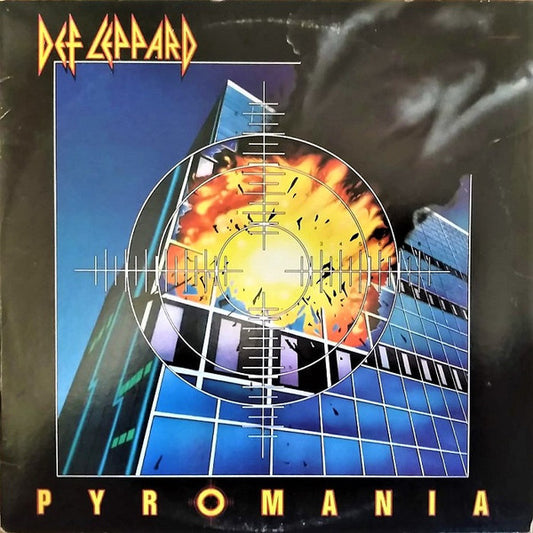 Image of Front Cover of LP - VG/VG+ - DEF LEPPARD, Pyromania (Mercury; 810 308-1 M-1, US 1983, First USA pressing), Sleeve has ringwear and edgewear. ,  - 2326241E