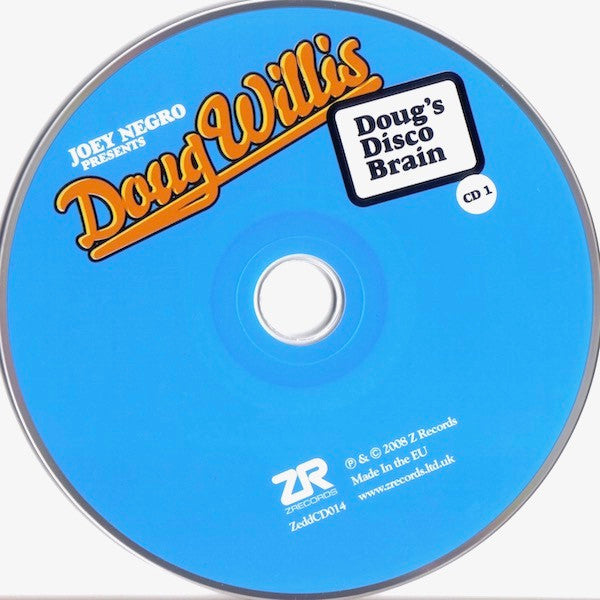 Image of Label Cover of 2xCD - EX/VG+ - JOEY NEGRO PRESENTS DOUG WILLIS, Doug's Disco Brain (Z Records; ZeddCD014, UK 2008, Jewel Case), ,  - 2316434C