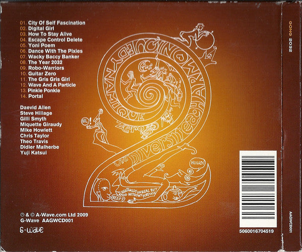 Image of Back Cover of CD - VG+/VG+ - GONG, 2032 (G-Wave; AAGWCD001, UK 2009, Digipak), ,  - 2316435C