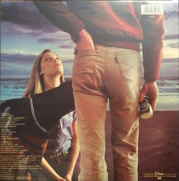 Image of Back Cover of LP - VG+/VG - SCORPIONS, Animal Magnetism (Fame; FA 3217, UK 1989), Light hairlines,  - 2236255E
