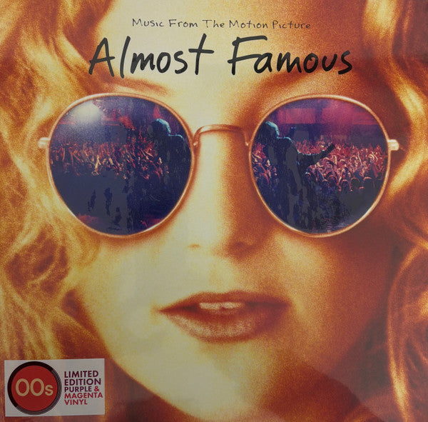 Image of Front Cover of 2xLP - EX/EX - VARIOUS, Almost Famous (Music From The Motion Picture) (Geffen Records; 7839772, Europe 2025 Reissue, Gatefold, Limited Edition Purple and Magenta vinyl), ,  - 2326258E