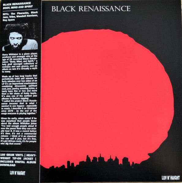 Image of Front Cover of LP - EX/EX - BLACK RENAISSANCE, Body, Mind And Spirit (Luv N' Haight; LHLP037, US 2023 Reissue, Inner, Obi Strip), ,  - 2346294S