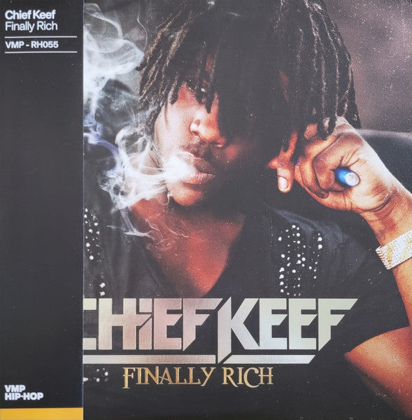 Image of Front Cover of 2xLP - EX/EX - CHIEF KEEF, Finally Rich (Interscope Records; VMP-RH055, US 2022 Reissue, Booklet, Club Edition, Remastered, Stereo, Silver & Black Galaxy, No Obi!), ,  - 2346295S