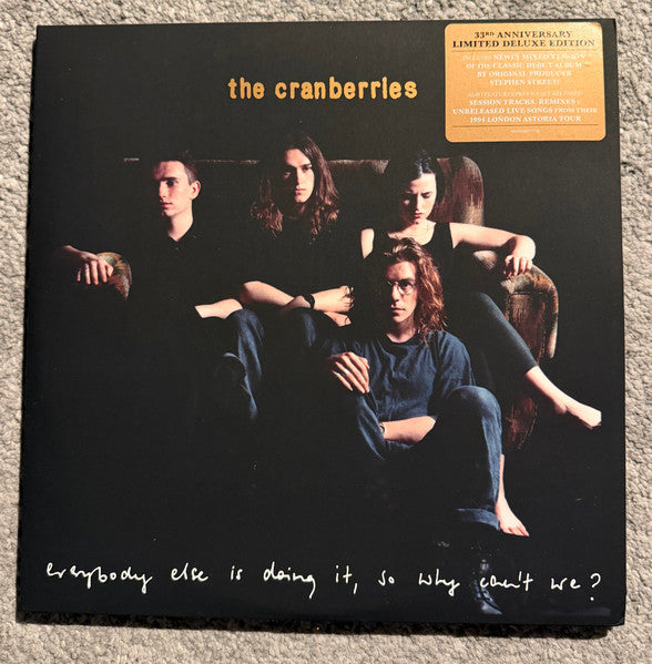 Image of Front Cover of 3xLP - VG+/EX - THE CRANBERRIES, Everybody Else Is Doing It, So Why Can't We? (Island Records; 602488315746, Europe 2026 Reissue, Textured Triple Gatefold, 3 Inners + Insert), One of the inners has a partially frayed seam. Not in shrinkwrap with hype sticker and barcode anymore but it's included (torn).,  - 2326279E