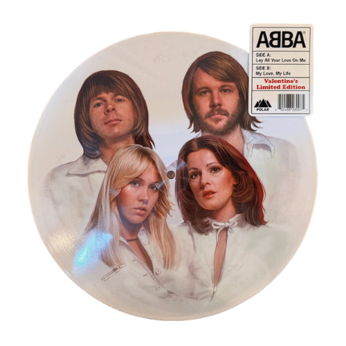 Image of Front Cover of 10" - NEW/NEW - ABBA, Lay All Your Love On Me (Polar; 00602488280075, Europe 2026, 45 RPM, Limited Edition, Picture Disc), , A - Lay All Your Love On MeB - My Love, My Life - 2336182E