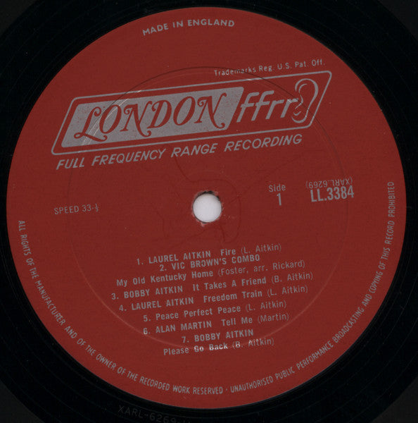 Image of Label Cover of LP - VG/G+ - VARIOUS ARTISTS, The Original Cool Jamaican Ska (London Records; LL 3384, US 1964, Pasteback Sleeve), Conservative grading, light marks only, light crackle. Large creases on front sleeve, still looks decent.,  - 2346283S