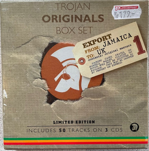 Image of Front Cover of 3xCD - G+/VG+ - VARIOUS, Trojan Originals Box Set (Trojan Records; TJETD 098, UK 2003, Box Set, 3 Inners), Sticker Damage. Shelf Wear.,  - 2316464C