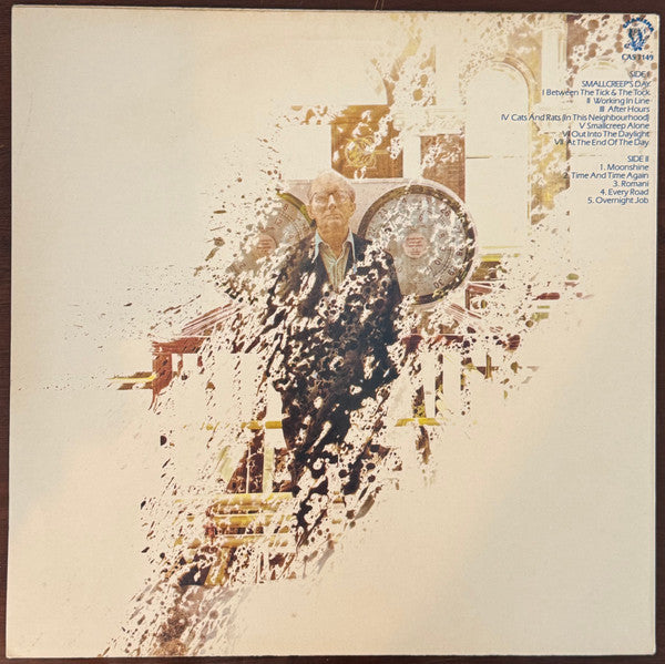 Image of Back Cover of LP - VG/G+ - MIKE RUTHERFORD, Smallcreep's Day (Charisma Blue Small Hatter Labels; CAS 1149, UK 1980, Inner, Spreadsound/Hit & Run Publishing), Light marks and a little bit of mottling. ,  - 2316480C