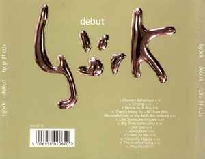 Image of Back Cover of CD - VG+/VG+ - BJ RK, Debut (One Little Indian; tplp 31 cdx, UK 1993), ,  - 2336129E
