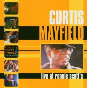 Image of Front Cover of CD - VG+/VG+ - CURTIS MAYFIELD, Live At Ronnie Scott's (Silverline; 284542-2, US 2004 Reissue, Clear Slipcase with Jewel Case inside), ,  - 2316508C
