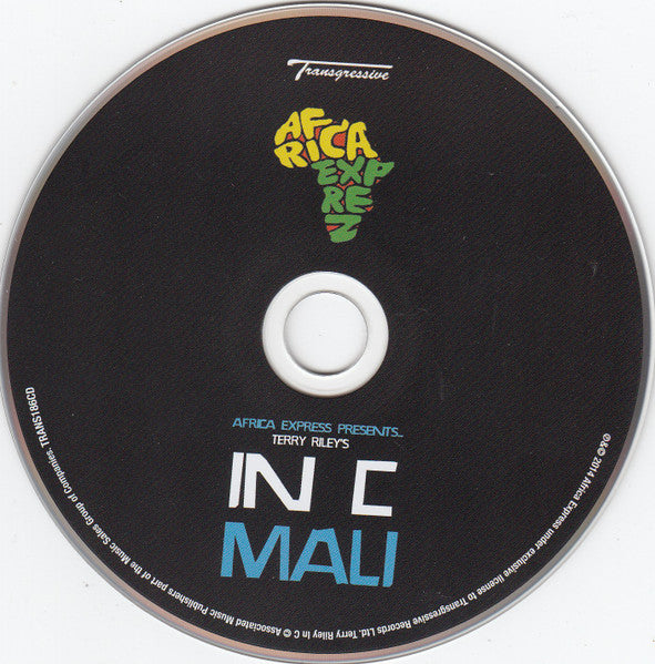 Image of Label Cover of CD - VG+/VG+ - AFRICA EXPRESS PRESENTS... TERRY RILEY, In C Mali (Transgressive Records; TRANS186CD, UK 2015, Gatefold), ,  - 2336130E