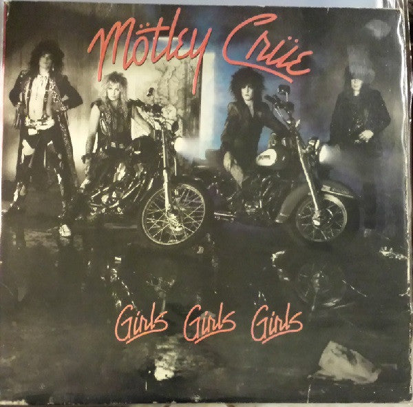 Image of Front Cover of LP - VG/VG - M TLEY CR E, Girls, Girls, Girls (Elektra; 60725-1, US 1987, Inner), ,  - 2326293E