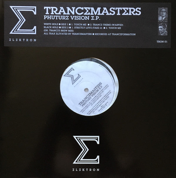 Image of Front Cover of 12" - VG/VG - TRANCEMASTERS, Phuture Vision E.P. (Elektron ; TRON 01, Belgium 1992), one or two noticeable scuffs. original company sleeve - light wear (no sticker),  - 2346363S