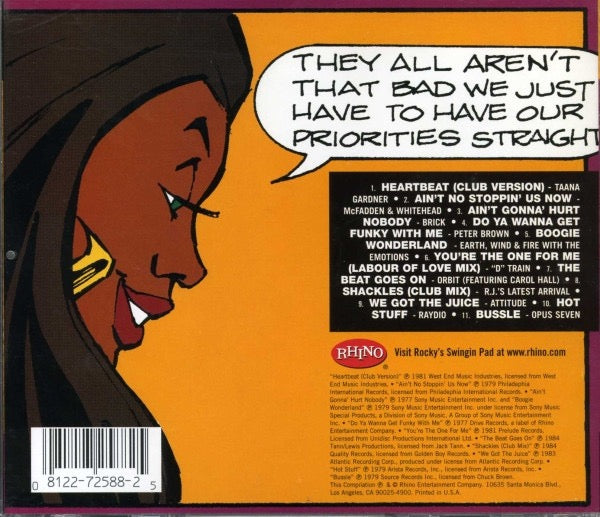 Image of Back Cover of CD - VG+/VG+ - VARIOUS, Phat Trax - The Best Of Old School Vol. 7 (Rhino Records; R2 72588, US 1997, Jewel Case), ,  - 2316510C