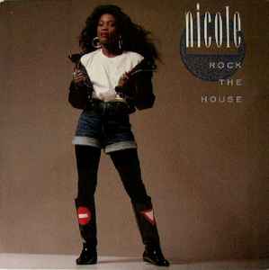 Image of Front Cover of 12" - VG+/VG - NICOLE, Rock The House (Oceana Records; 0-96562, US 1989, Picture Sleeve), still in shrink - opened w/ hype sticker,  - 2346364S