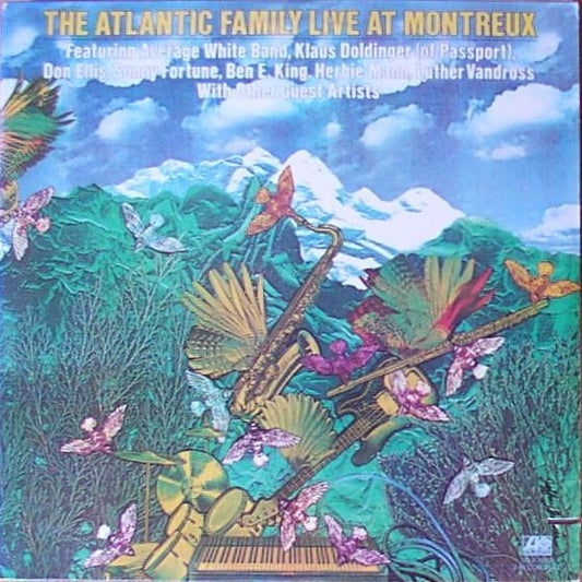 Image of Front Cover of 2xLP - VG/VG - THE ATLANTIC FAMILY, Live At Montreux (Atlantic; SD 2-3000, US 1978, Gatefold, Company Inner), Edge/corner wear to sleeve. A few light marks to disc.,  - 2316539C