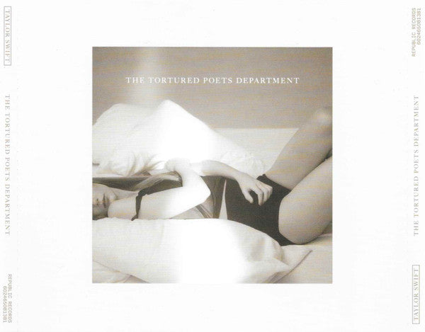 Image of Front Cover of CD - VG+/EX - TAYLOR SWIFT, The Tortured Poets Department (Republic Records; 602465081381, US 2024, Double CD Case, 4 Cards, Patch, Bookmark, Deluxe Edition, "The Manuscript" Collector's Edition), Magnet is missing,  - 2336225E