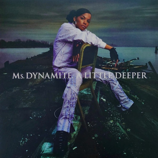 Image of Front Cover of 2xLP - EX/VG+ - MS. DYNAMITE, A Little Deeper (Polydor; 358 718-1, Europe 2023 Reissue, 2 Inners, Purple Vinyl), Still In Opened Shrinkwrap With Hype Sticker,  - 2316530C