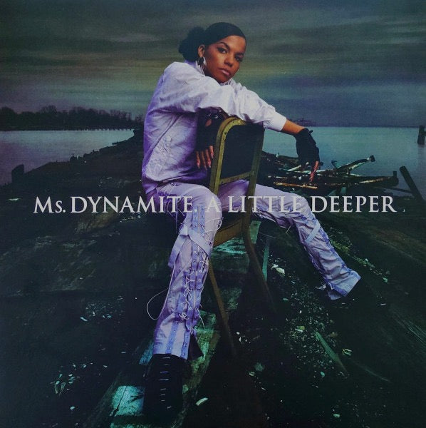 Image of Front Cover of 2xLP - EX/VG+ - MS. DYNAMITE, A Little Deeper (Polydor; 358 718-1, Europe 2023 Reissue, 2 Inners, Purple Vinyl), Still In Opened Shrinkwrap With Hype Sticker,  - 2316530C