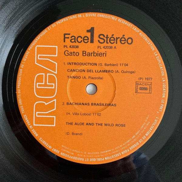 Image of Label Cover of 3xLP - VG/VG+ - GATO BARBIERI, Gato Barbieri (RCA; PL 42038, France 1977, Box Set, Insert), Sticker damage to box and general shelf wear. Discs are clean!,  - 2316547C