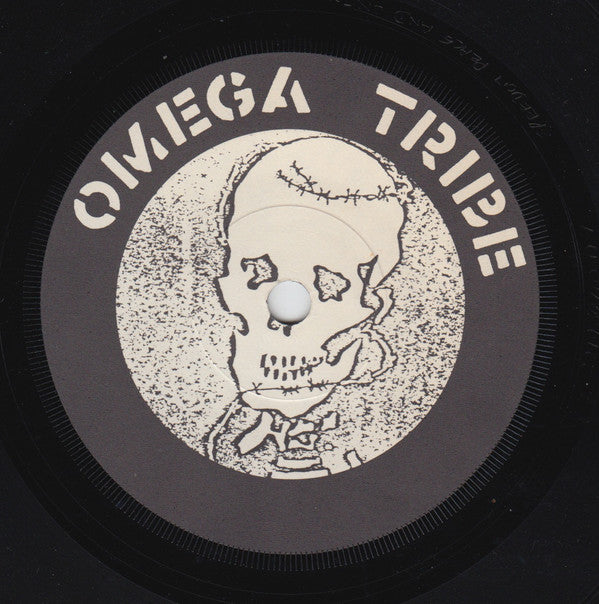 Image of Label Cover of 7" EP - VG/VG - OMEGA TRIBE, Angry Songs (Crass Records ; 221984/10, UK 1983, Fold Out Sleeve), Very Strong VG, Slight Stains On Front Sleeve,  - 2326201E