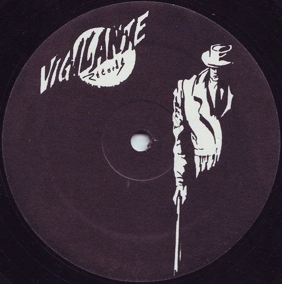 Image of Back Cover of 12" - /VG+ - DAVE PEOPLES & WALTER JONES, Diminsional Planes (Vigilante Records; VR003, US 1996), Pen Mark On Label,  - 2346328S