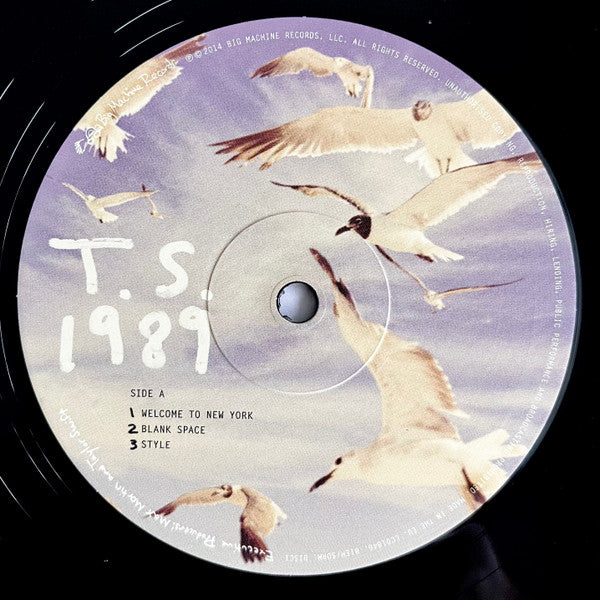 Image of Label Cover of 2xLP - VG+/VG - TAYLOR SWIFT, 1989 (Big Machine Records; 0602547092687, Europe 2018 reissue, Gatefold, GZ Media Pressing), Some light storage wear to sleeve. ,  - 2326329E