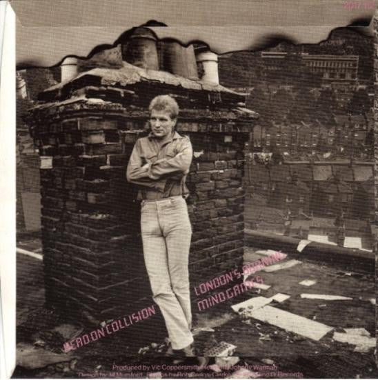 Image of Back Cover of 7" - VG+/VG+ - JOHNNY WARMAN, Head On Collision (Ring O'Records ; 2017 112, UK 1978, Picture Sleeve), ,  - 2326192E