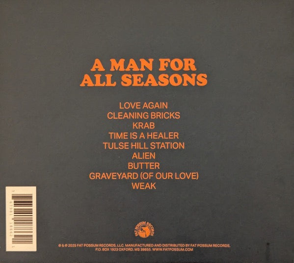 Image of Back Cover of CD - NEW/NEW - INSECURE MEN, A Man For All Seasons (Fat Possum Records; FP1886-2,  2025, Digipak), ,  - 2316565C