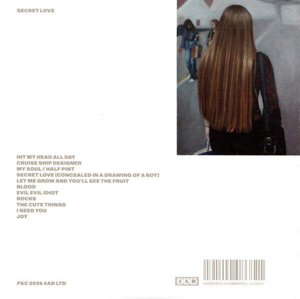Image of Back Cover of CD - NEW/NEW - DRY CLEANING, Secret Love (4AD; 4AD0868CD, UK 2026, Digipak, Insert), ,  - 2316566C