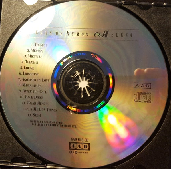 Image of Label Cover of CD - VG+/VG+ - CLAN OF XYMOX, Medusa (4AD; CAD 613 CD,  , Jewel Case), ,  - 2316572C