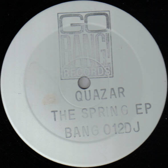 Image of Front Cover of 12" - /VG - QUAZAR, The Spring EP (Go Bang! Records ; BANG 012DJ, Netherlands 1991), light marks only,  - 2346371S