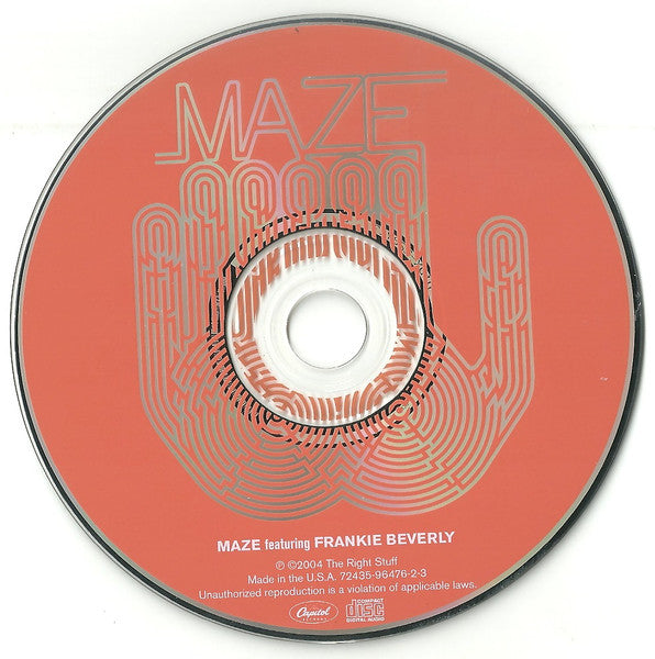 Image of Label Cover of CD - VG+/VG+ - MAZE FEATURING FRANKIE BEVERLY, Maze Featuring Frankie Beverly (Capitol Records; 72435-96476-2-3, US 2004 Reissue), ,  - 2356310S