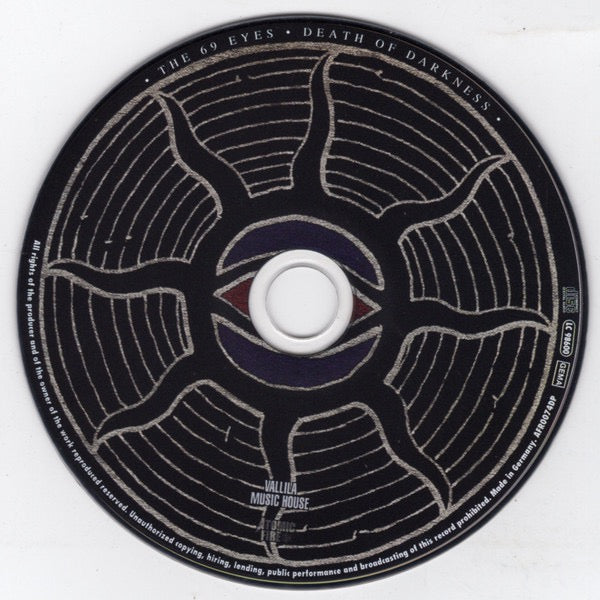 Image of Label Cover of CD - VG+/VG+ - THE 69 EYES, Death Of Darkness (Atomic Fire; AFR0074DP, USA & Europe 2023, Digipak, Booklet), ,  - 2316574C