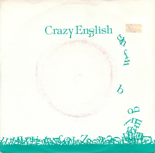 Image of Front Cover of 7" - VG/VG - CRAZY ENGLISH, Crazy English / Lose Or Win (Cherry Hinton ; CH 001, UK 1982, Picture Sleeve), Strong VG,  - 2326190E