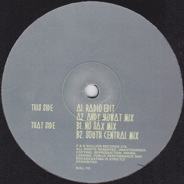 Image of Back Cover of 12" - VG/G+ - FLEX KRU, Watch The Flex (Bullion Records; BULL 112, UK 1997), A fair few marks, but only light hairlines. A side plays with some light surface noise, B side plays VG,  - 2326176E