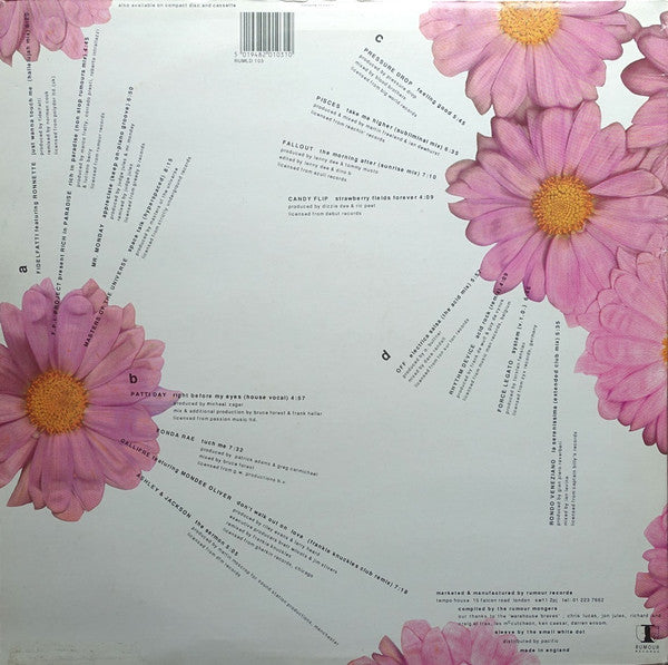 Image of Back Cover of 2xLP - VG+/VG+ - VARIOUS, Warehouse Raves 3 (Rumour Records; RUMLD 103, UK 1990), ,  - 2326177E
