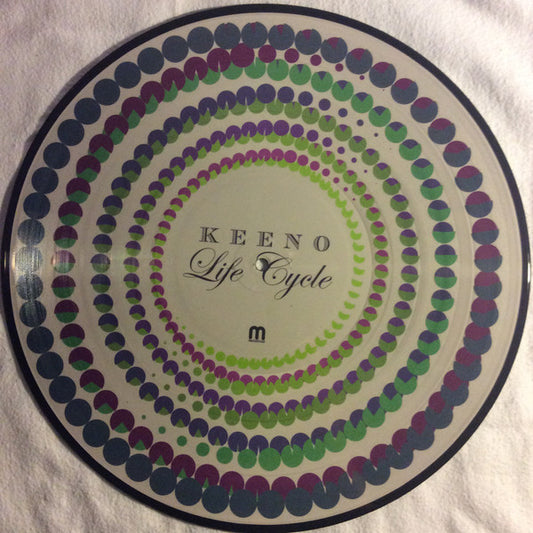 Image of Front Cover of LP - VG+/VG+ - KEENO, Life Cycle (Med School; MEDIC40LP, UK 2014, Picture Sleeve, Picture Disc), No CD,  - 2326178E