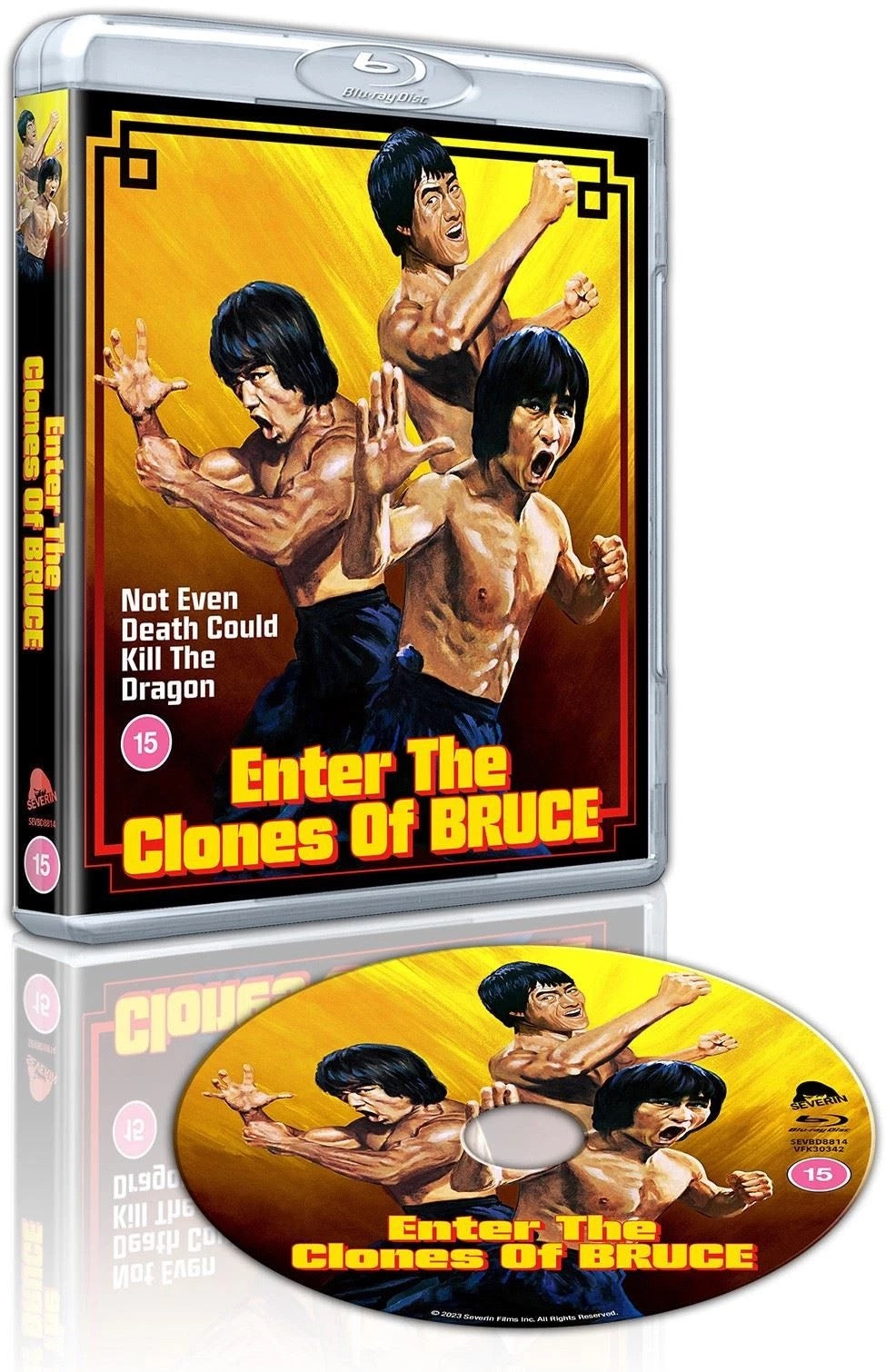 Image of Front Cover of Blu-Ray - VG+/VG+ - DAVID GREGORY, Enter the Clones of Bruce (Severin; SEVBD8814, Europe 2024), ,  - 2336238E